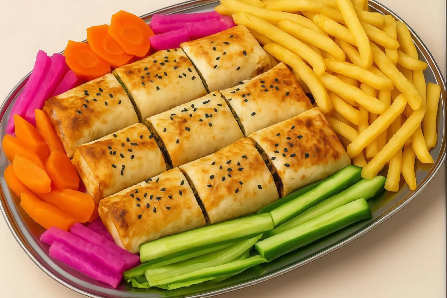صحن حلوم فلافل