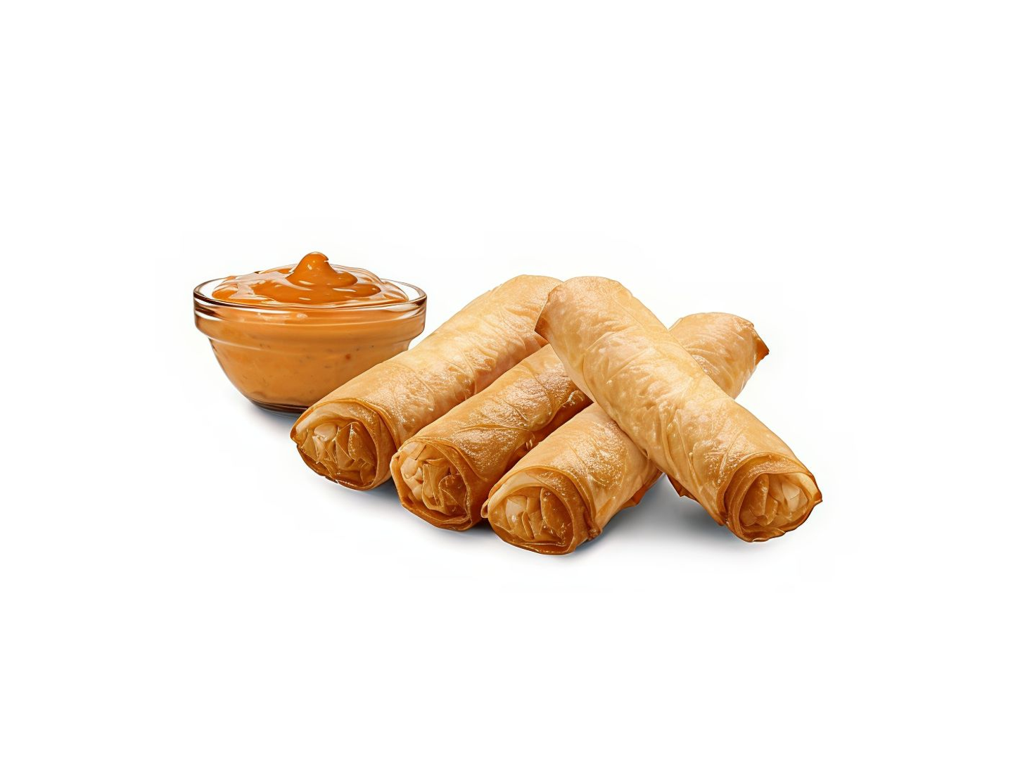 Cheddar Cheese Spring Rolls And Qatasha