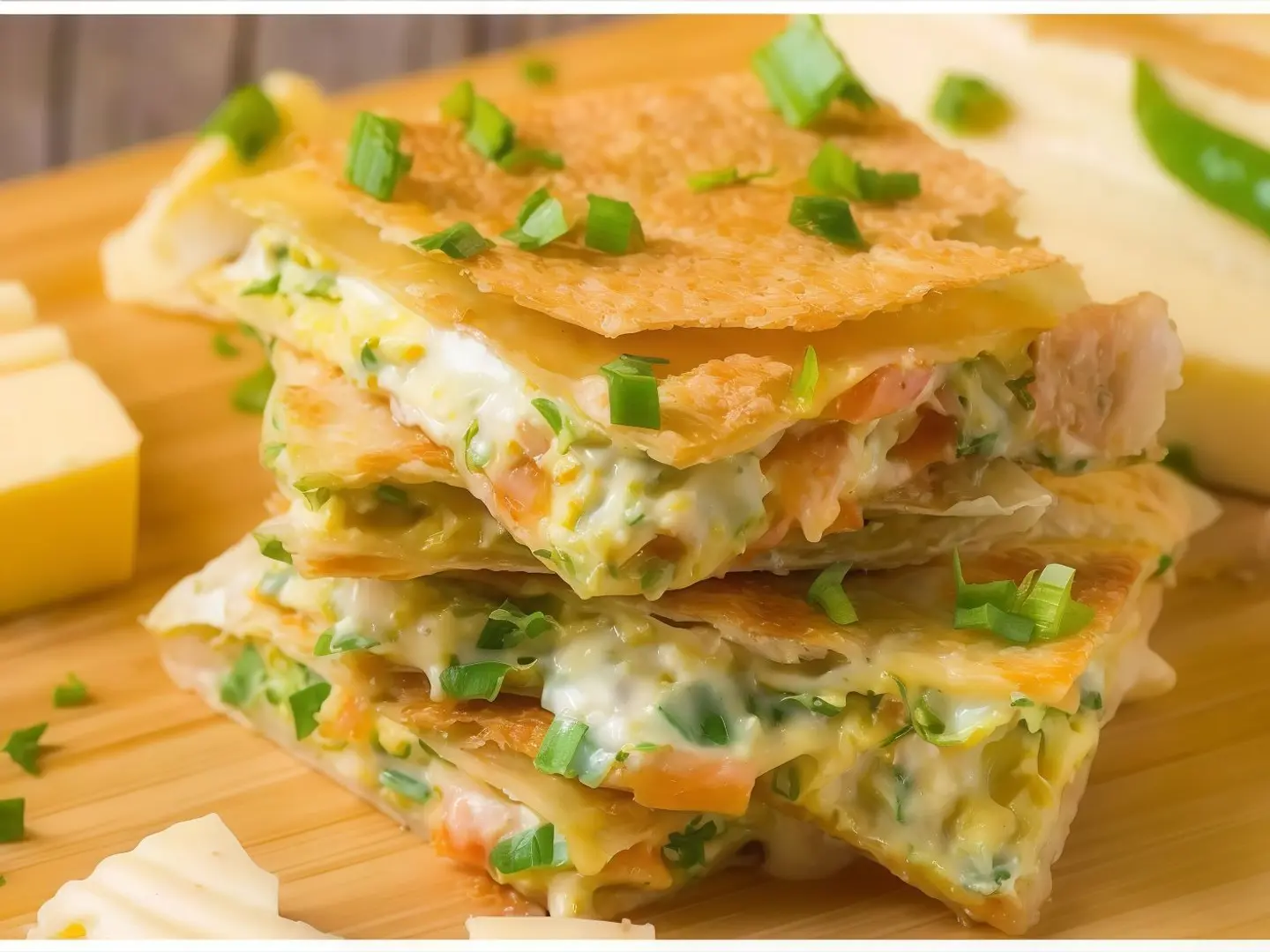 White Cheese And Cheddar Mutabbak