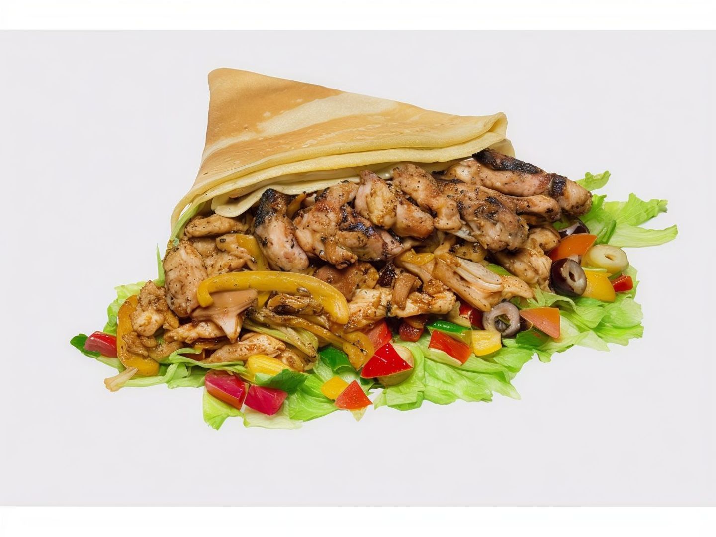 Chicken Mix Crepe