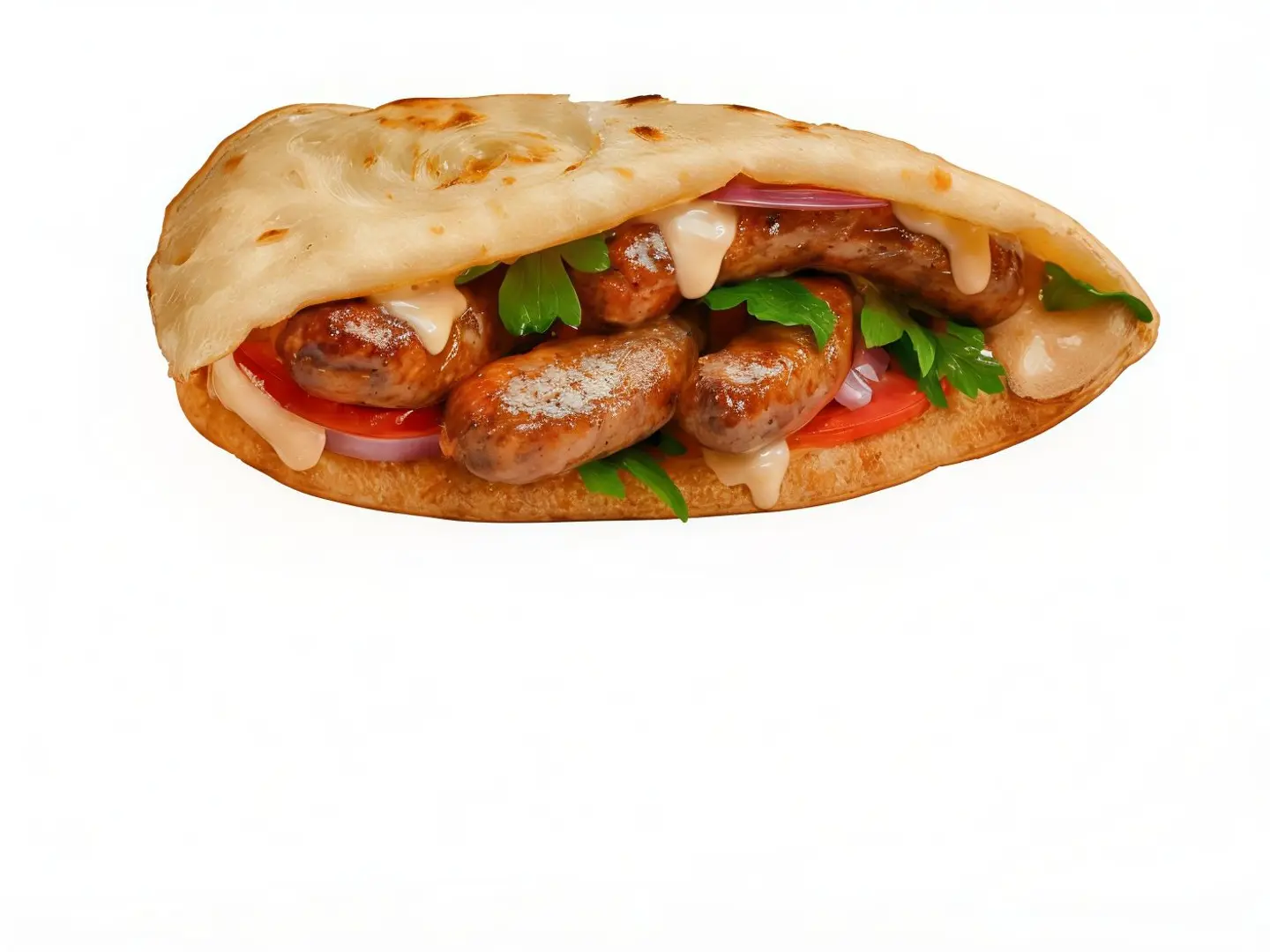 ساندوتش سجق جريل