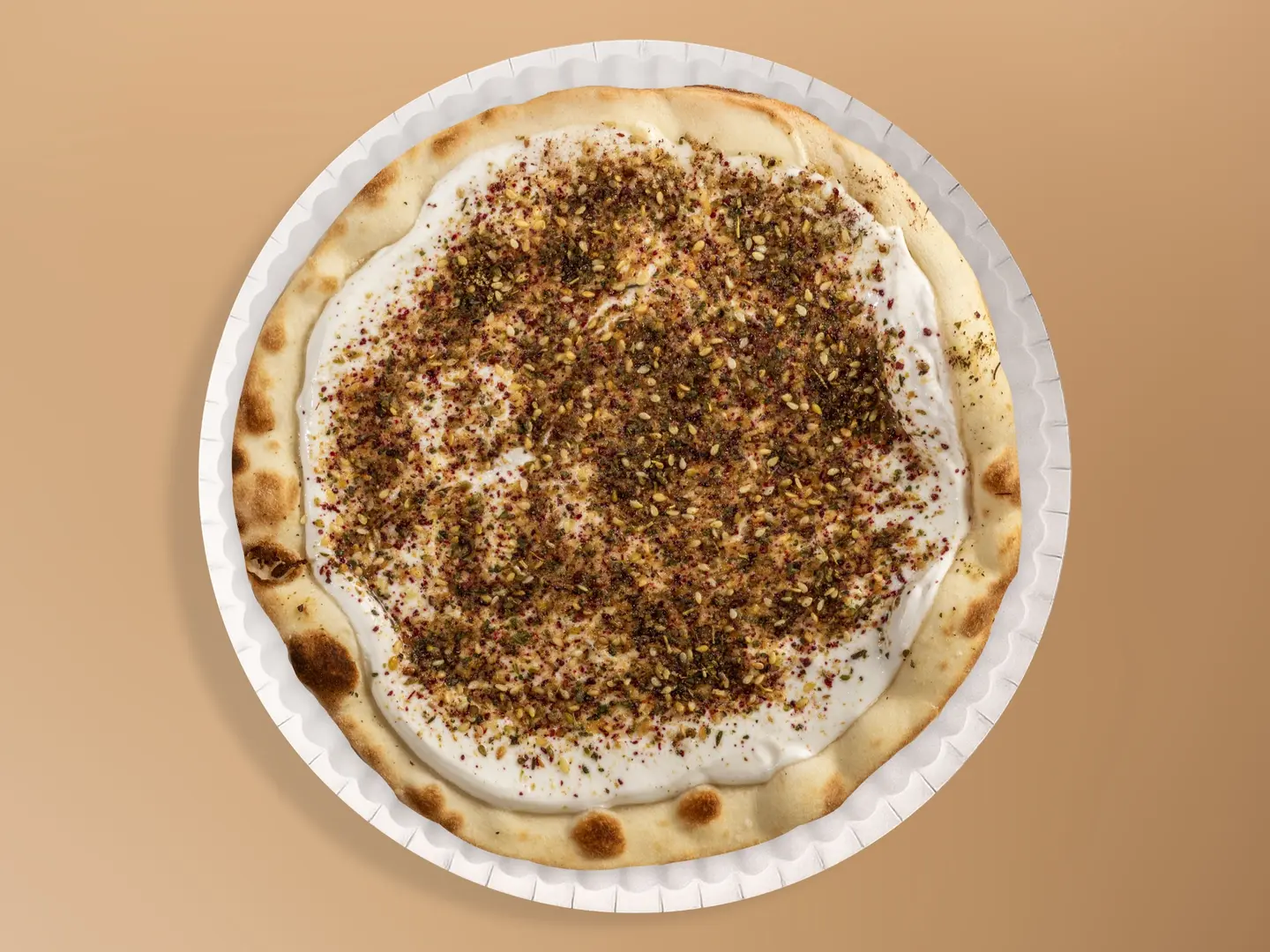 فطيرة فرن - لبنة بالزعتر