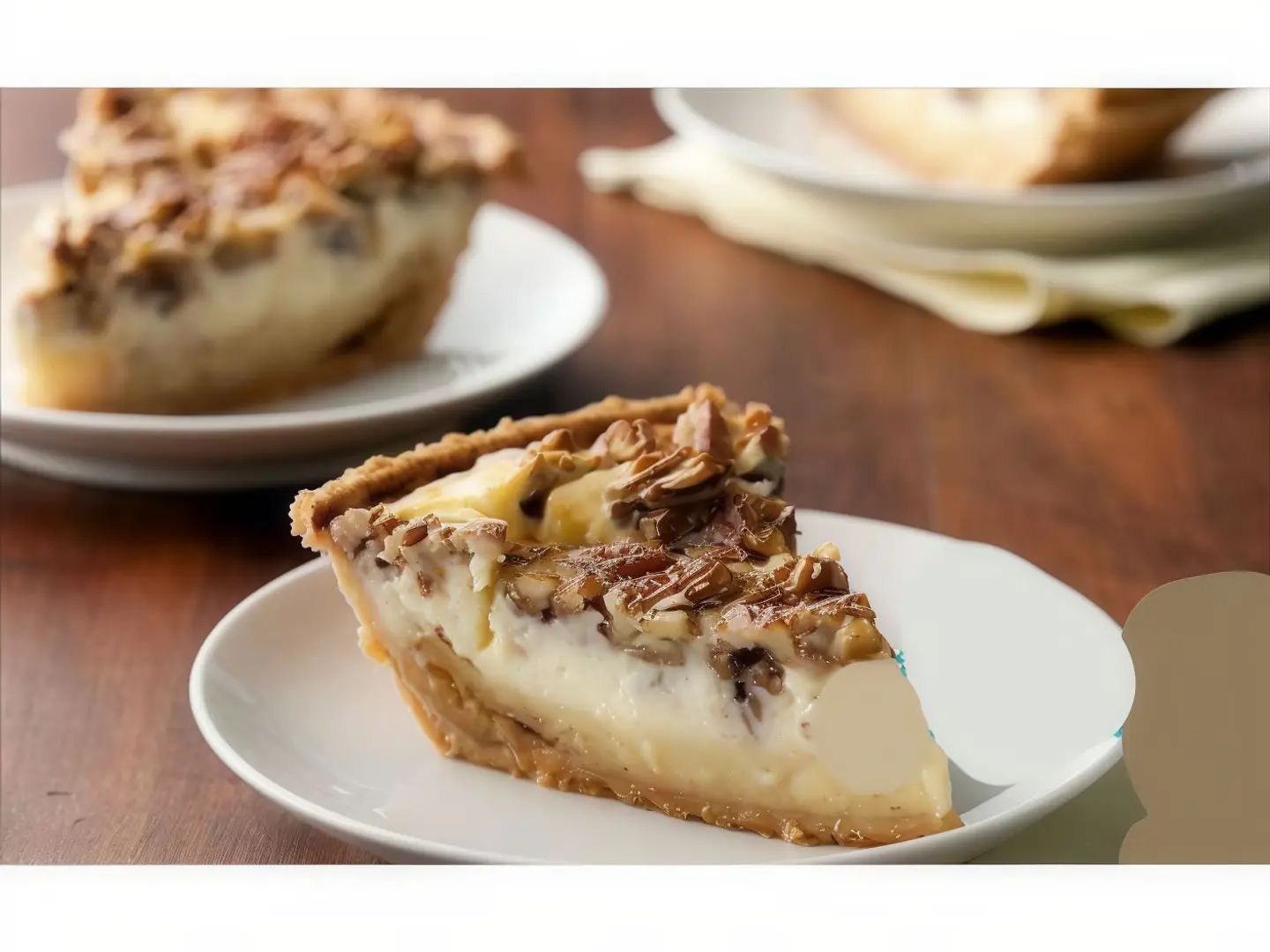Hazelnut Custard Pie