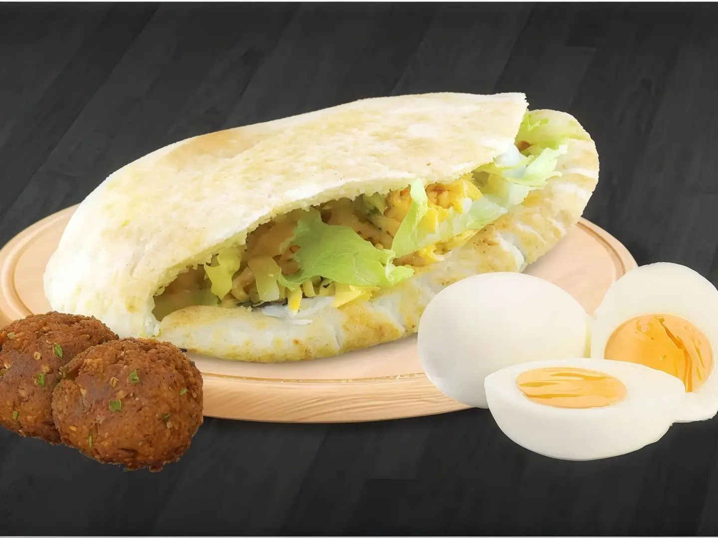 ساندوتش طعمية بيض