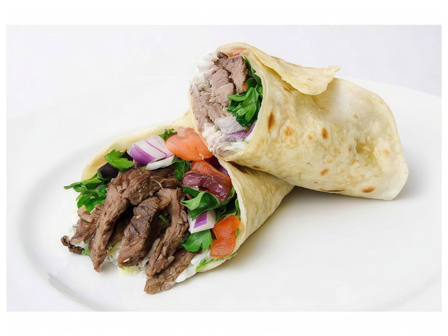 Double Shawarma Sandwich With Meat
