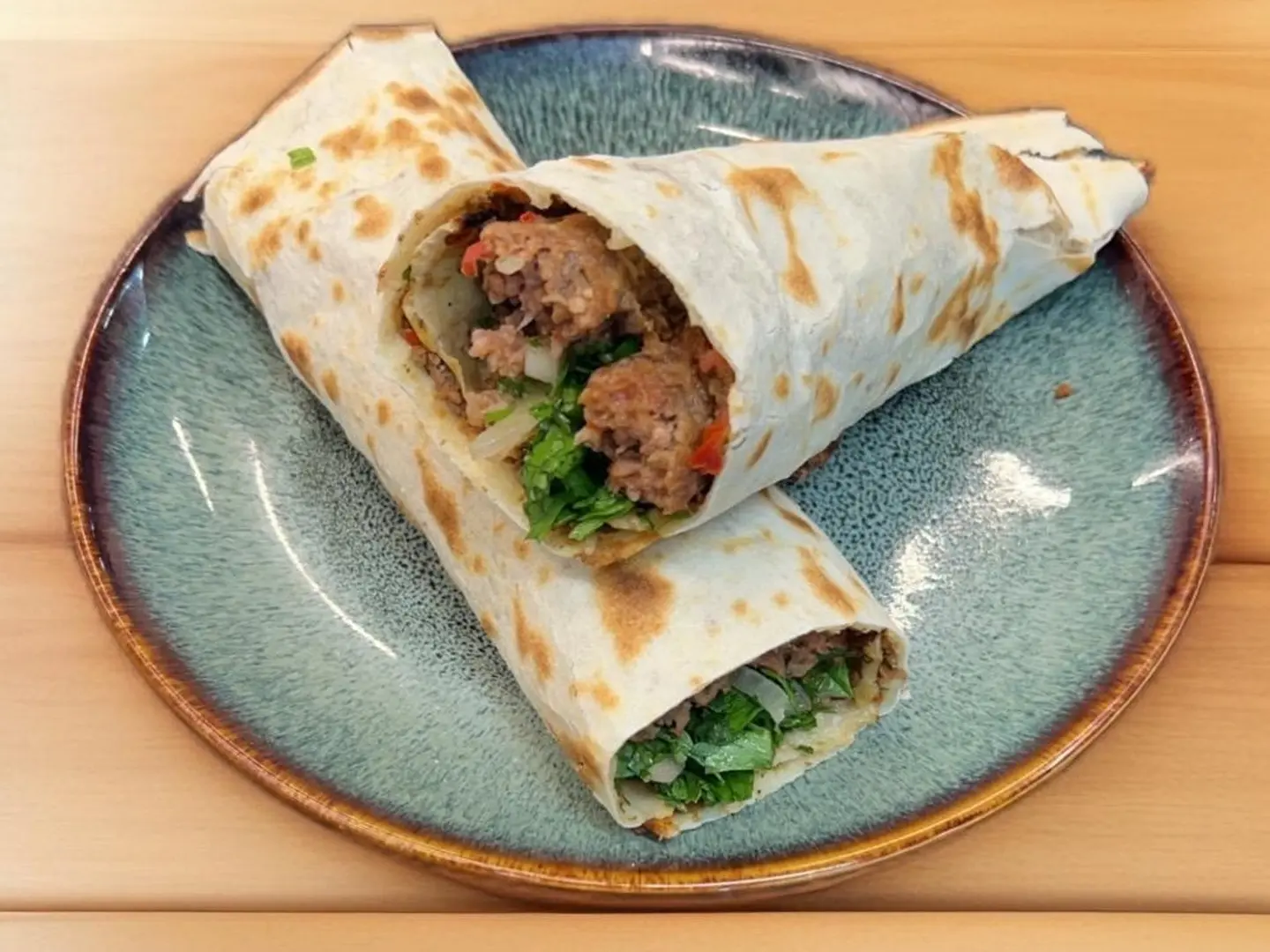 Kebab In Meat Pie Sandwich