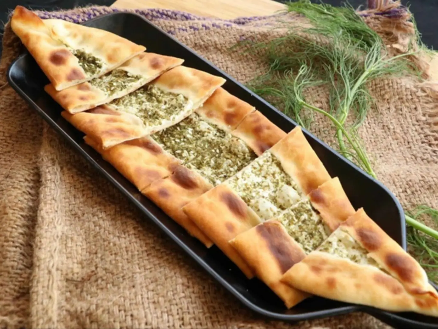 Thyme Pie With Labnah