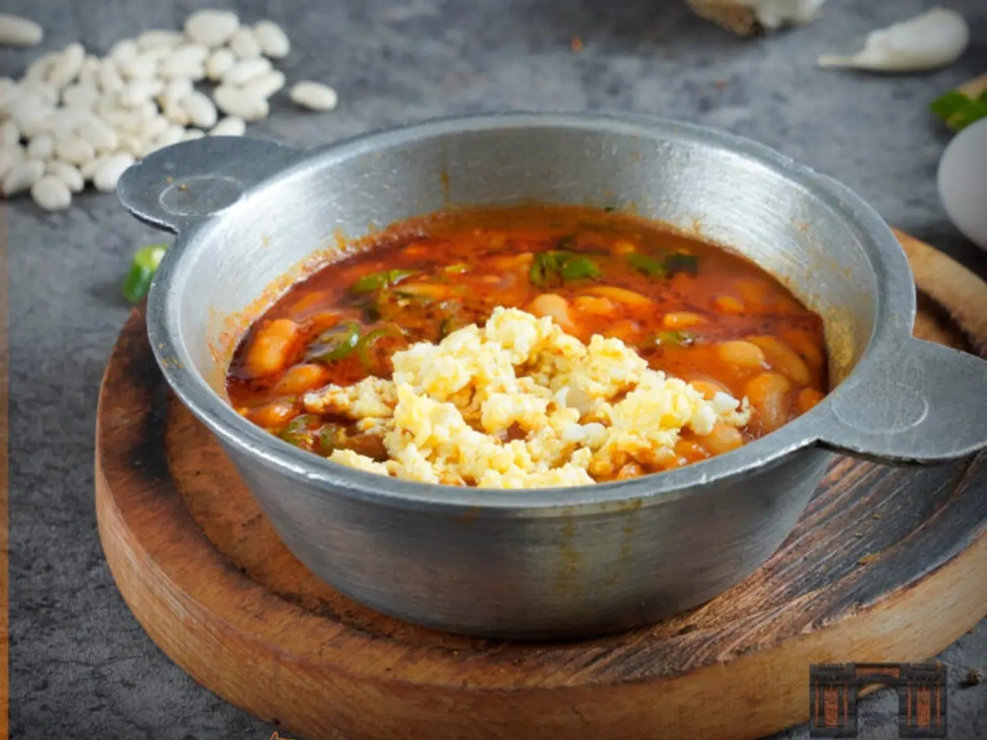 Beans With Eggs Plate