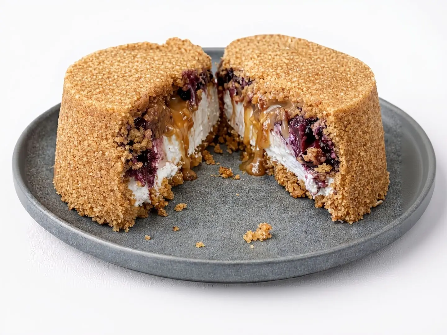 تشيز كيك مقلوب توت