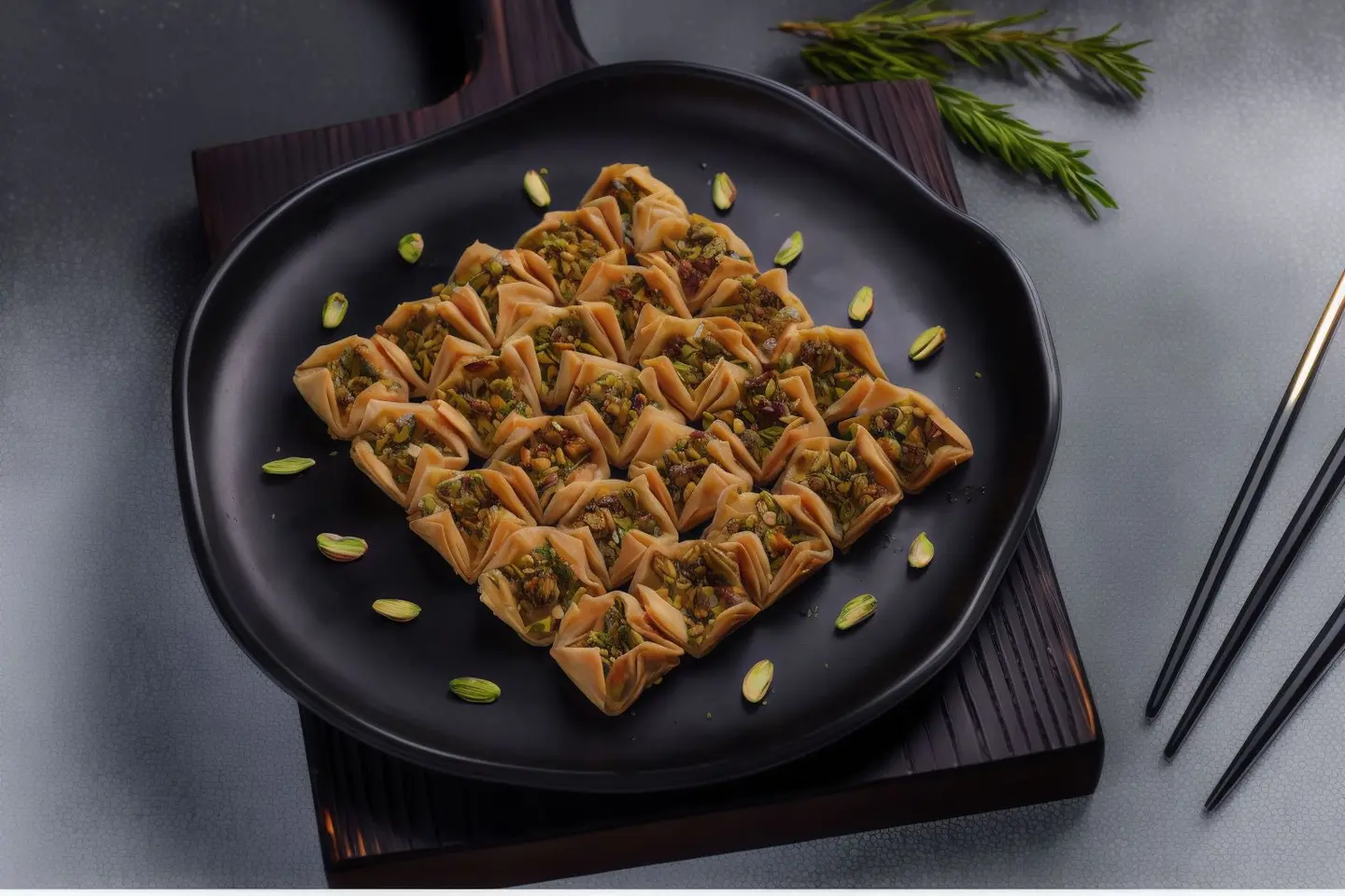 Half A Kilo Of Pistachios Baklava