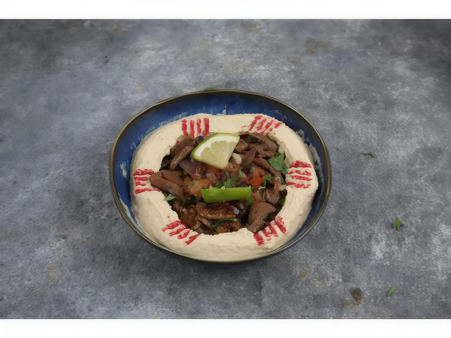 حمص باللحم المفروم