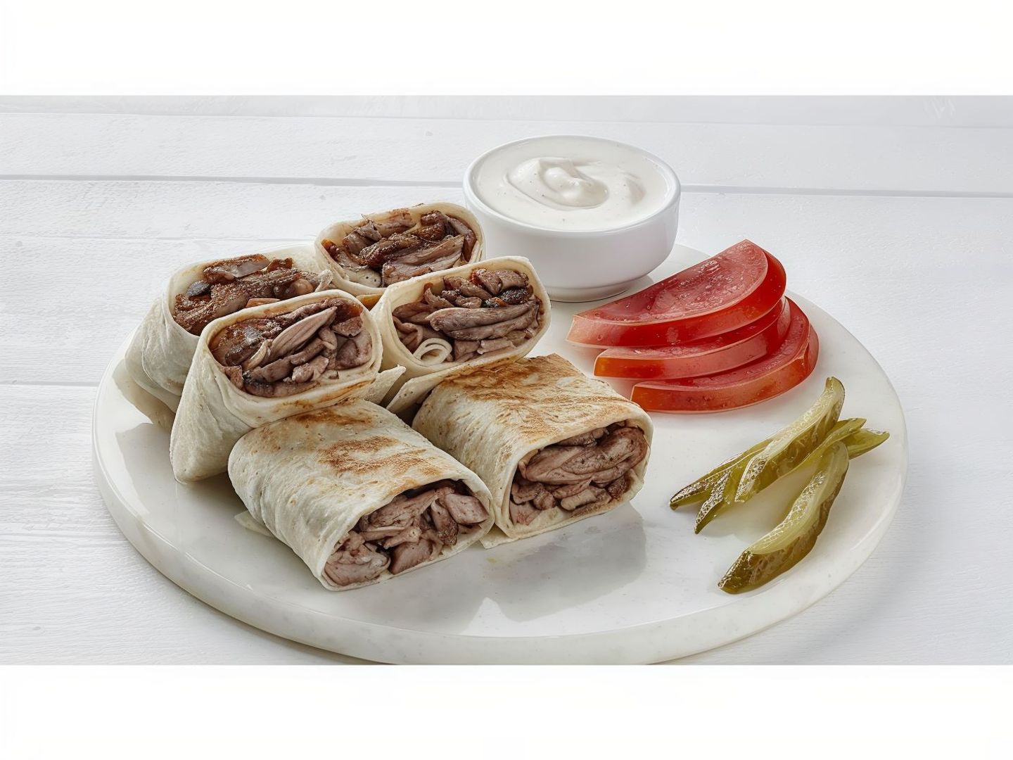 6 Pieces Arabic Shawarma