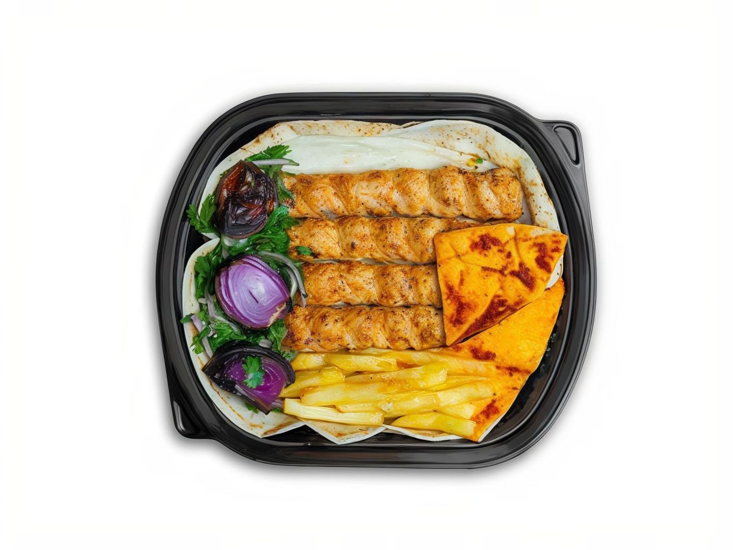 كــباب دجاج وسط