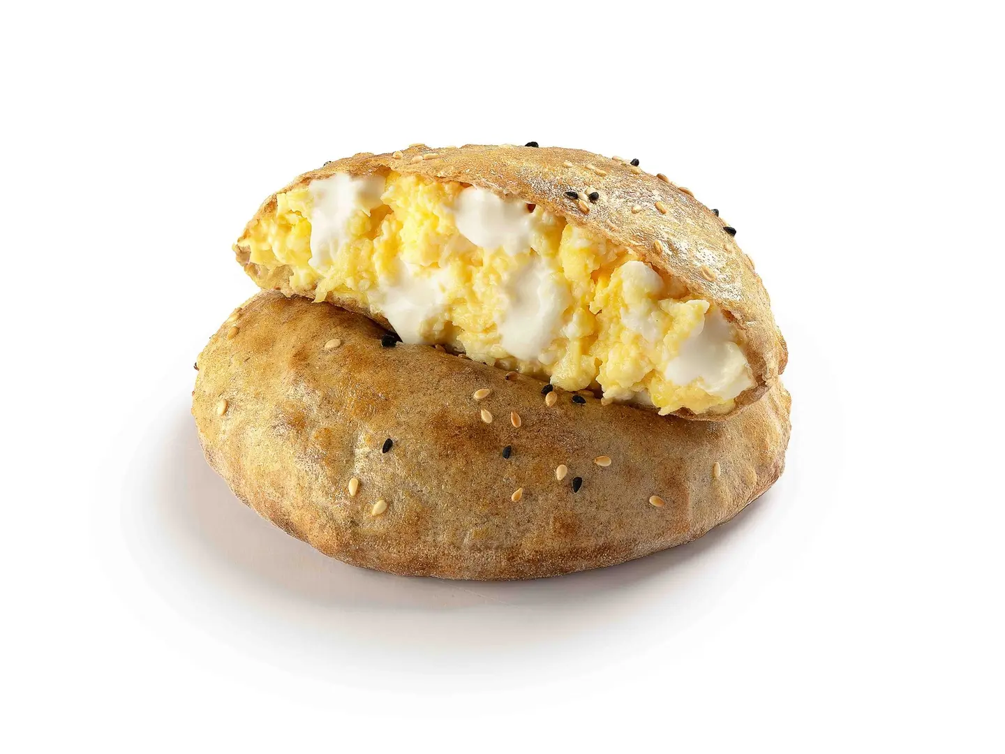 Fried Egg Pies With Cheese On Wheat