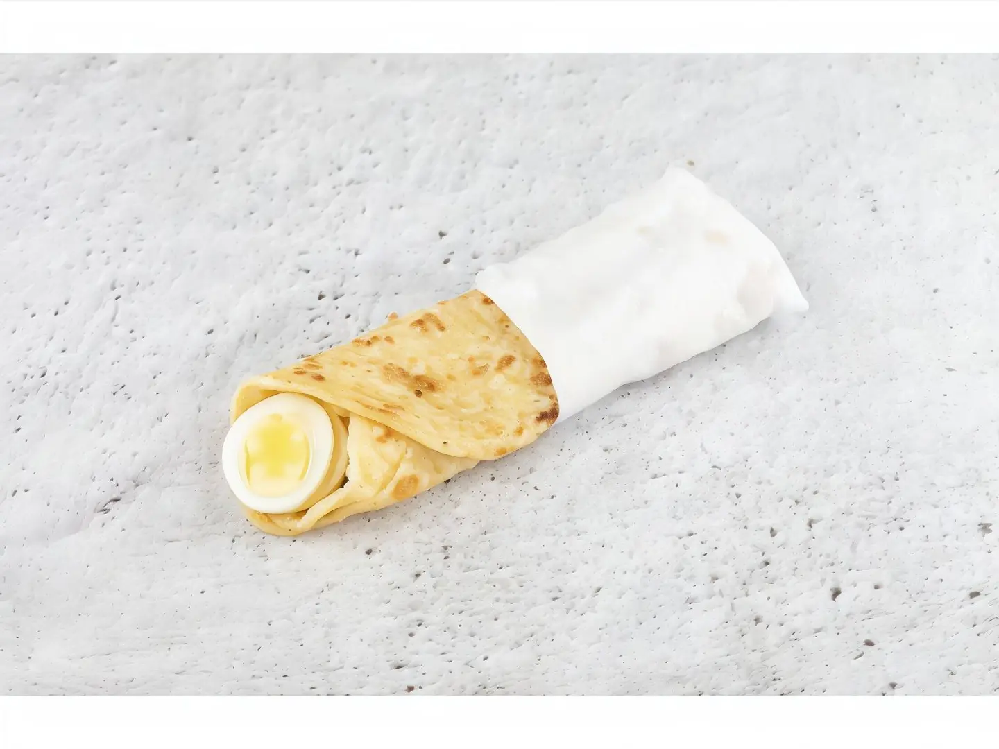 Eggs Chapati With Cheese