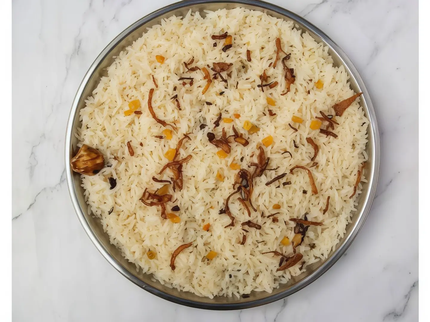 نفر أرز حنيذ بالمرخ سادة