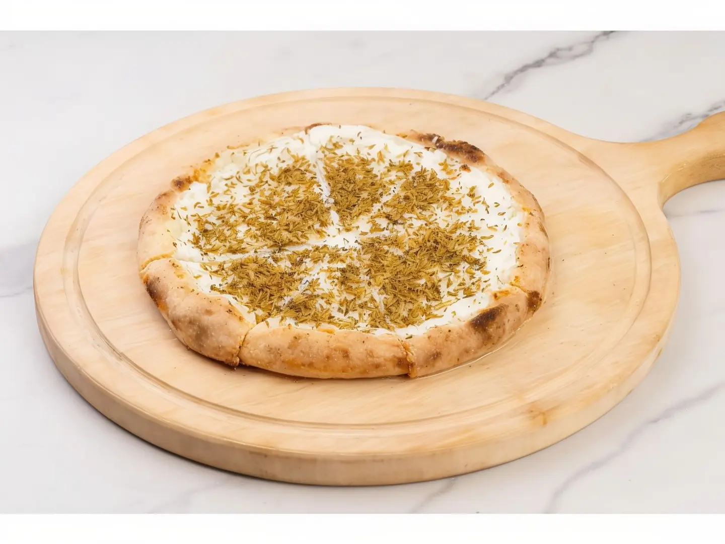 فطيرة زعتر منقوشة