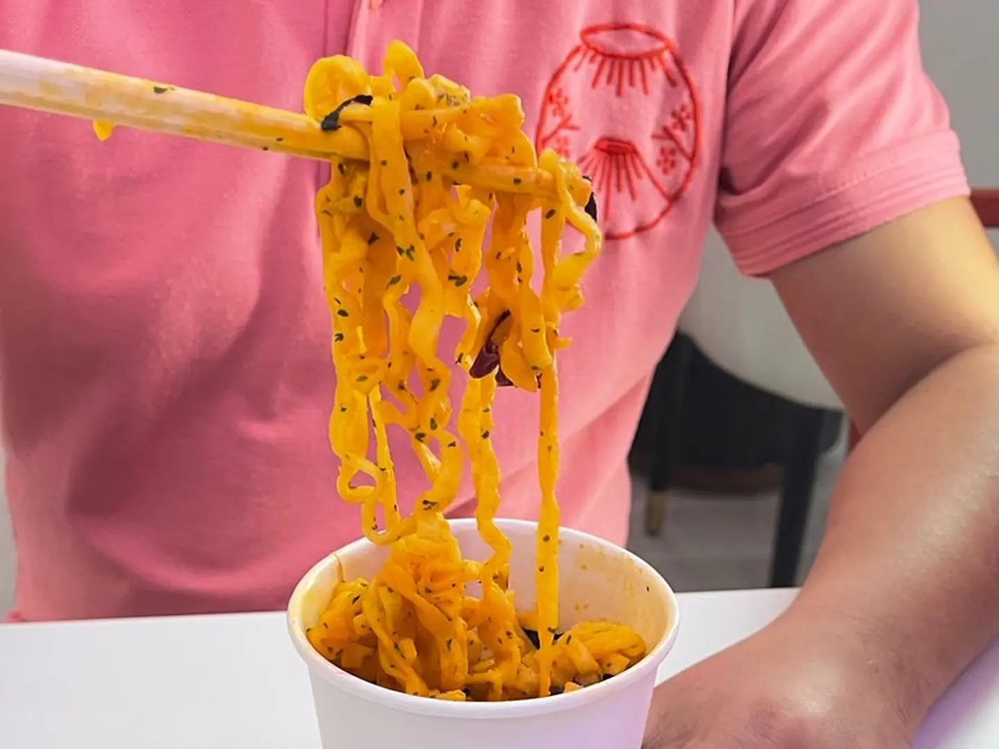 نودلز كاربونارا الكوري