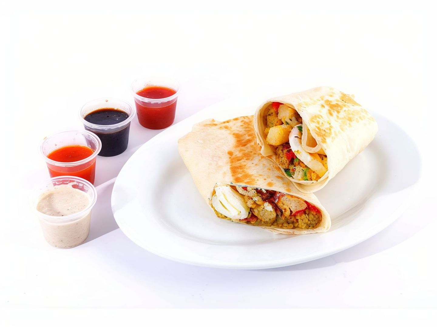 Ammar's Falafel With Tortilla Or Saj Bread And Eggs