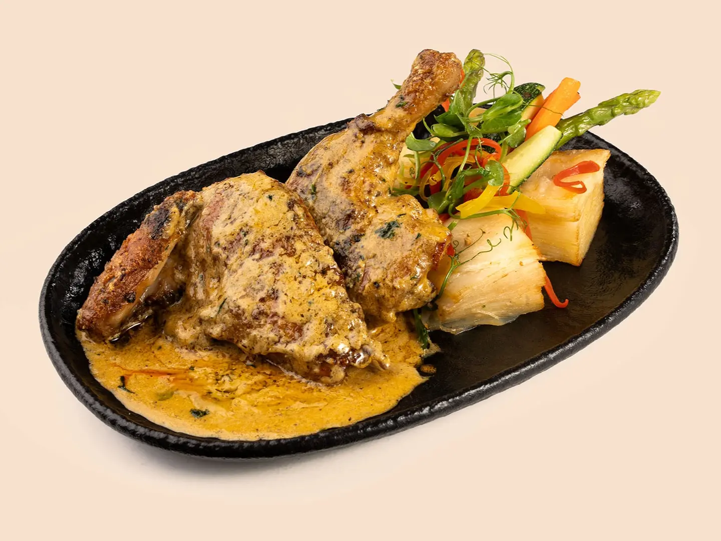 Pan Roasted Baby Chicken With Lemon Butter Sauce