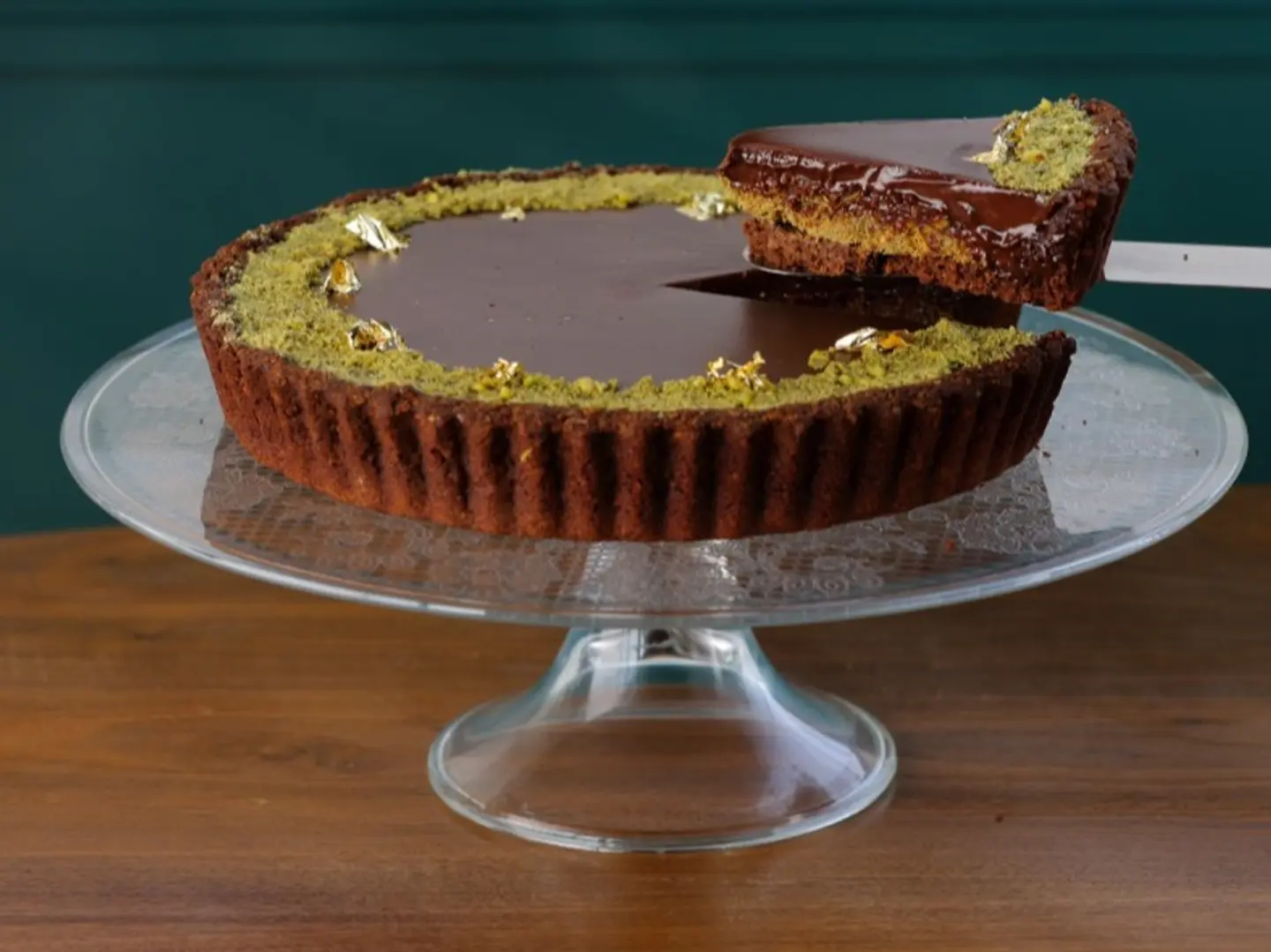 Chocolate & Kunaffah Tart