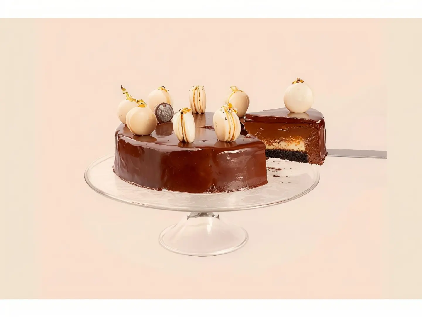 Chocolate Brulee Mousse Cake