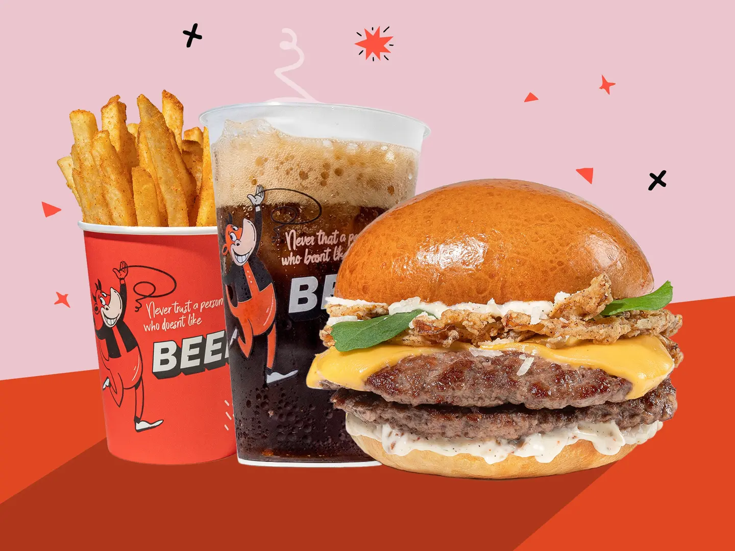 دبل بيفو ترفل ميل اكس لارج