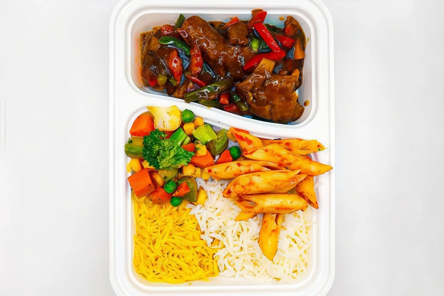 سمك بالخضار