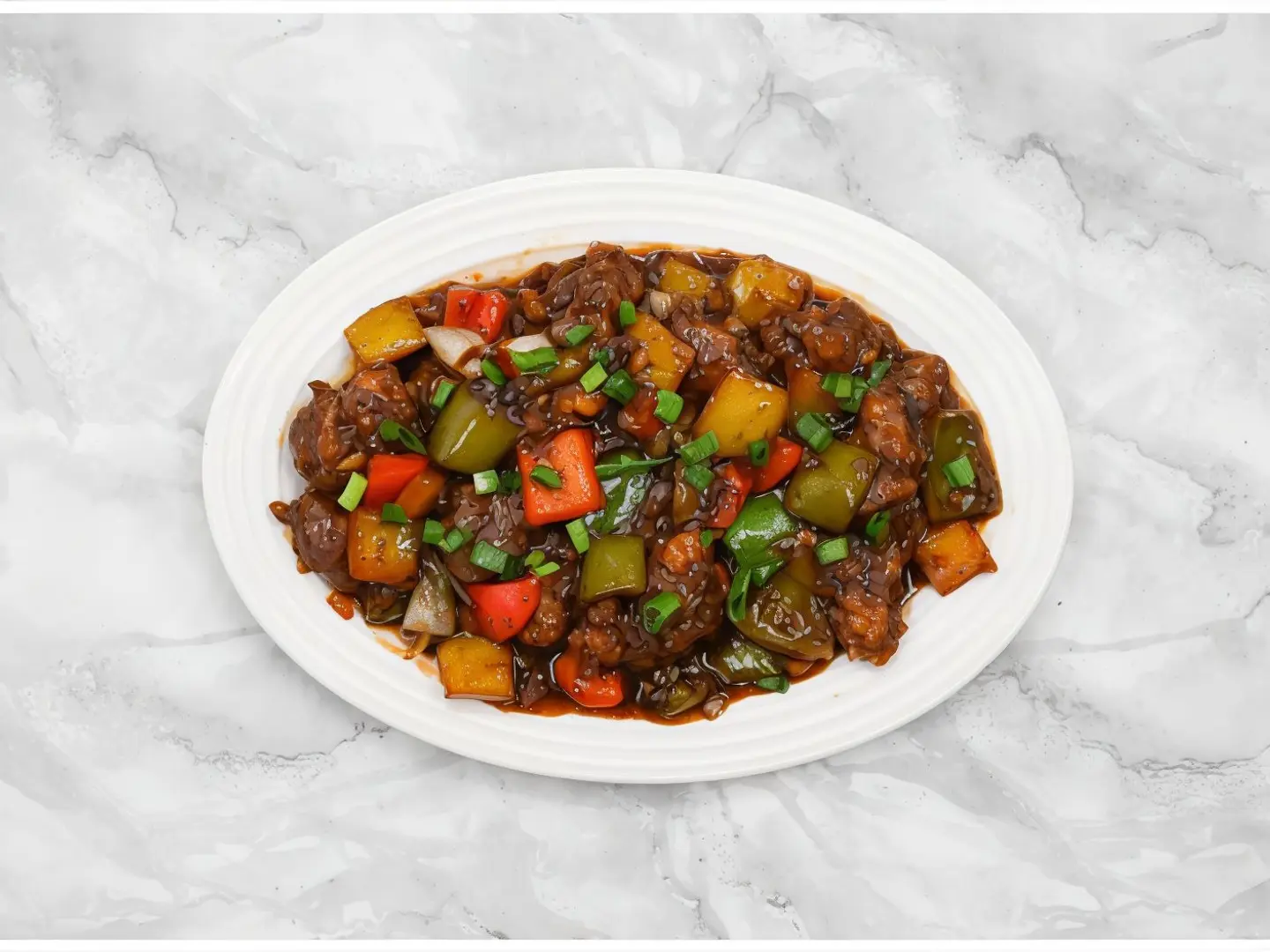 Meat With Black Pepper Sauce