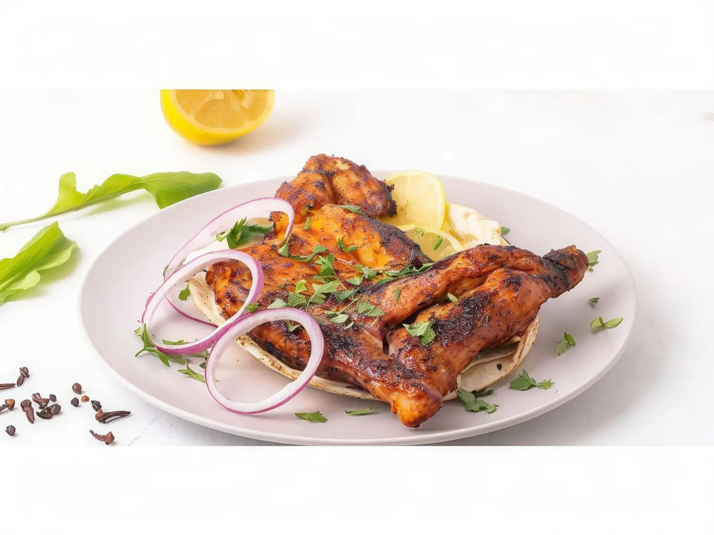 نص دجاج شواية