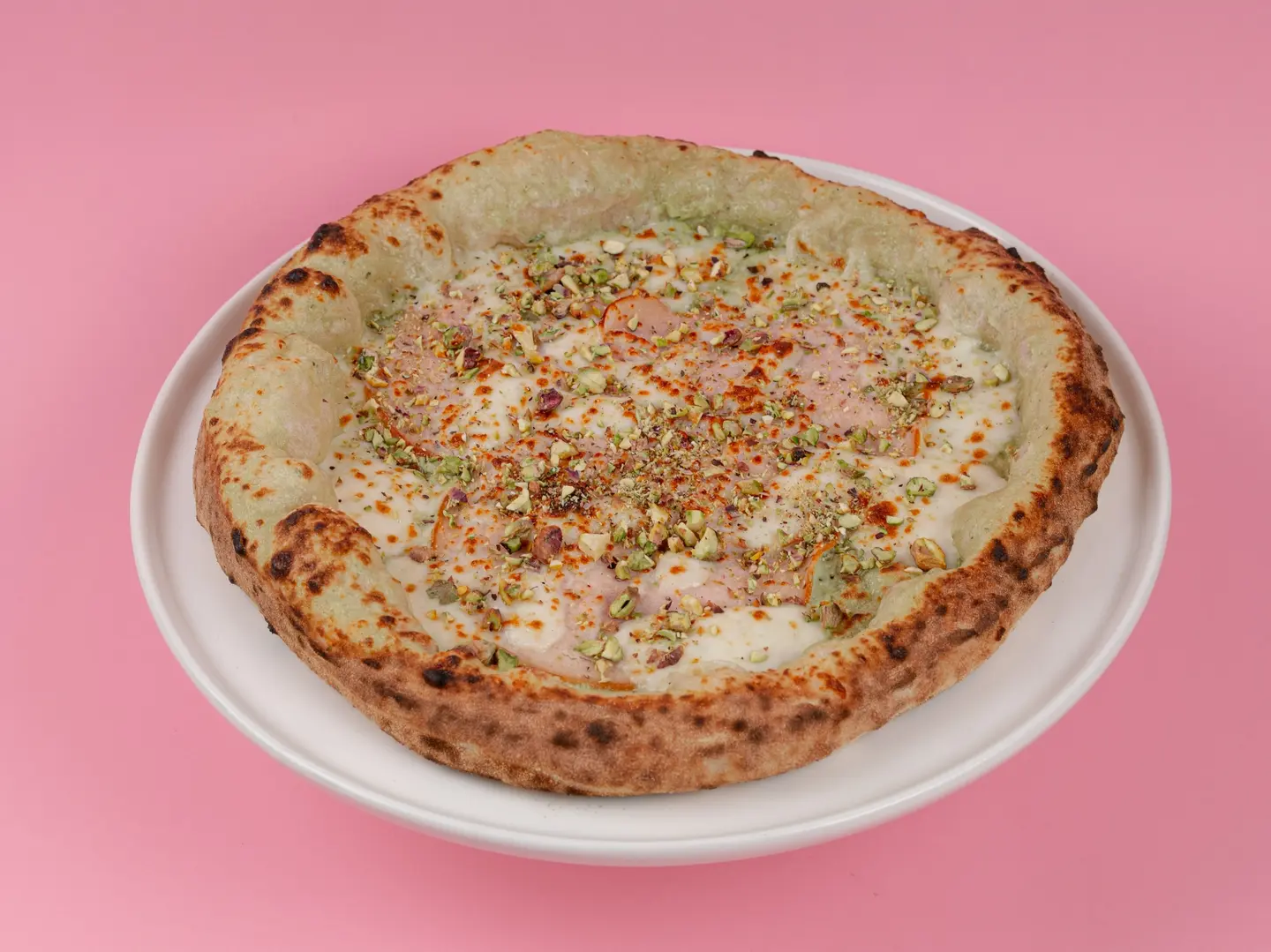 بيتزا بيستو وسط