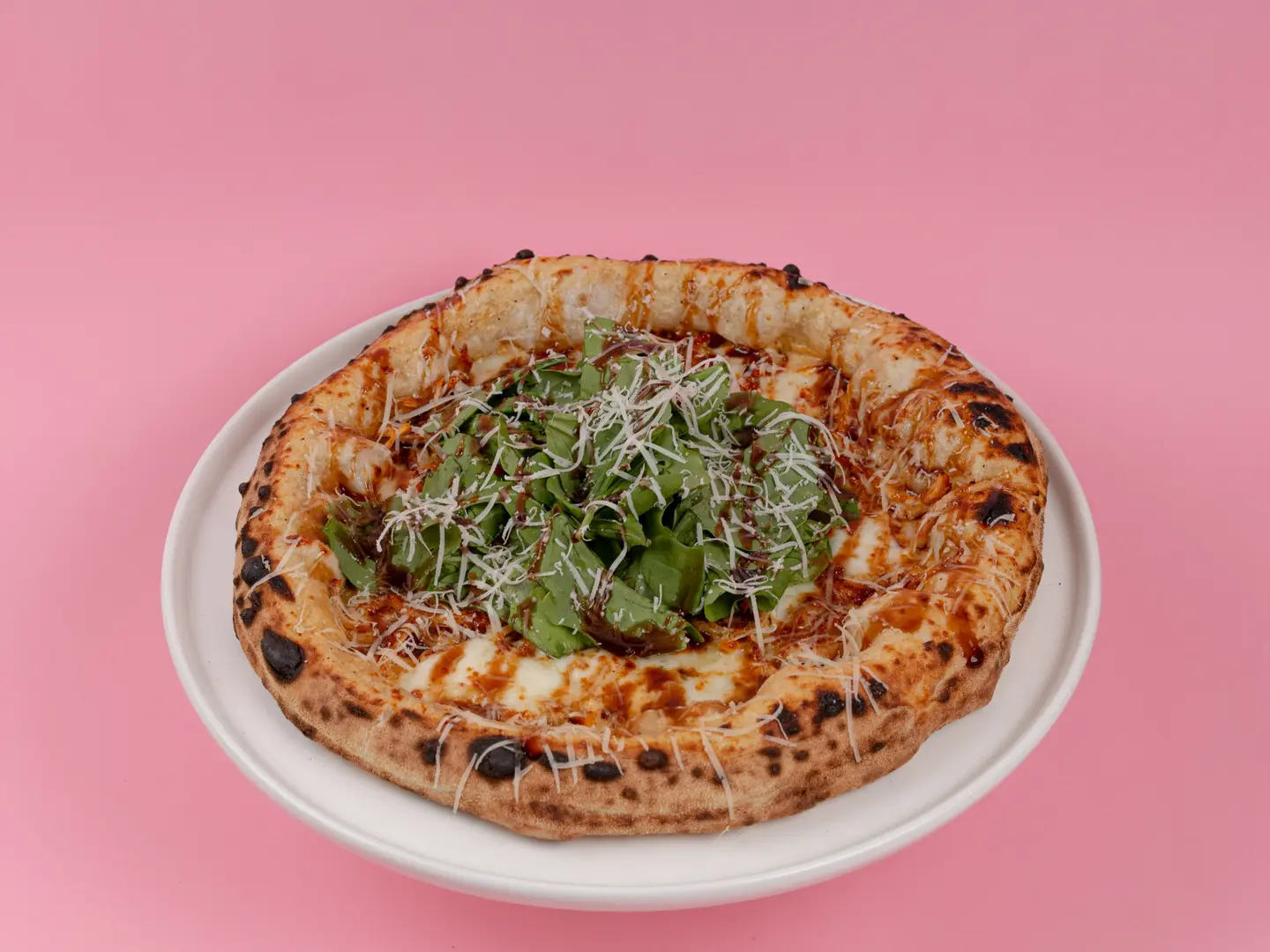 بيتزا دجاج وسط