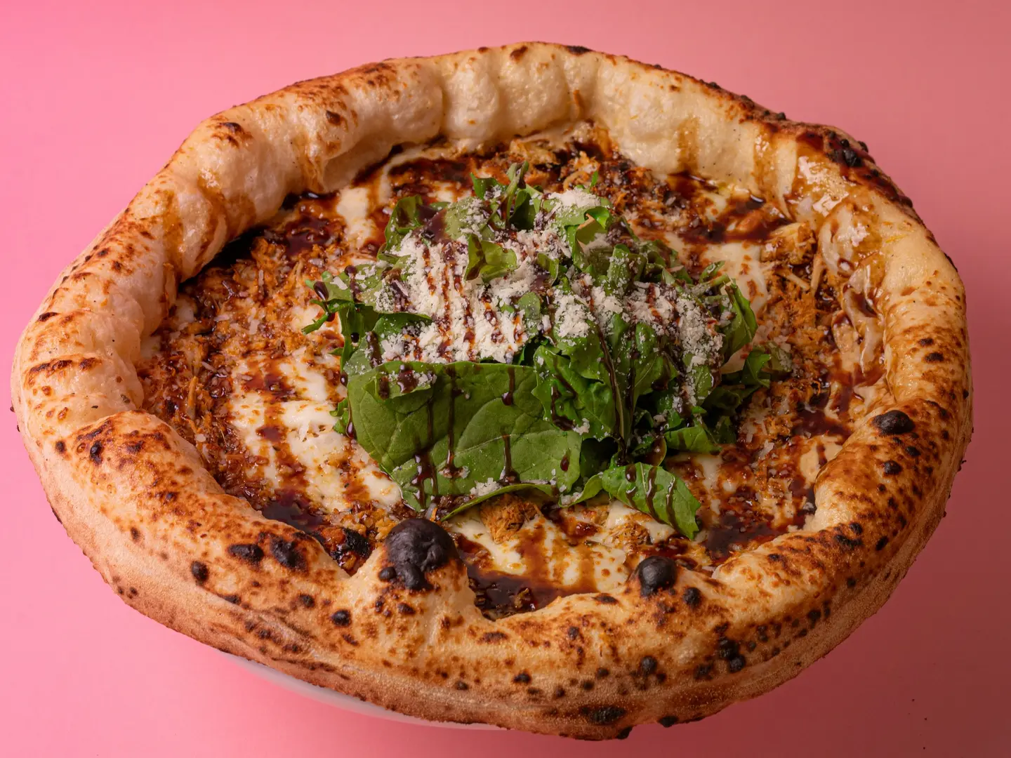 بيتزا دجاج كبير