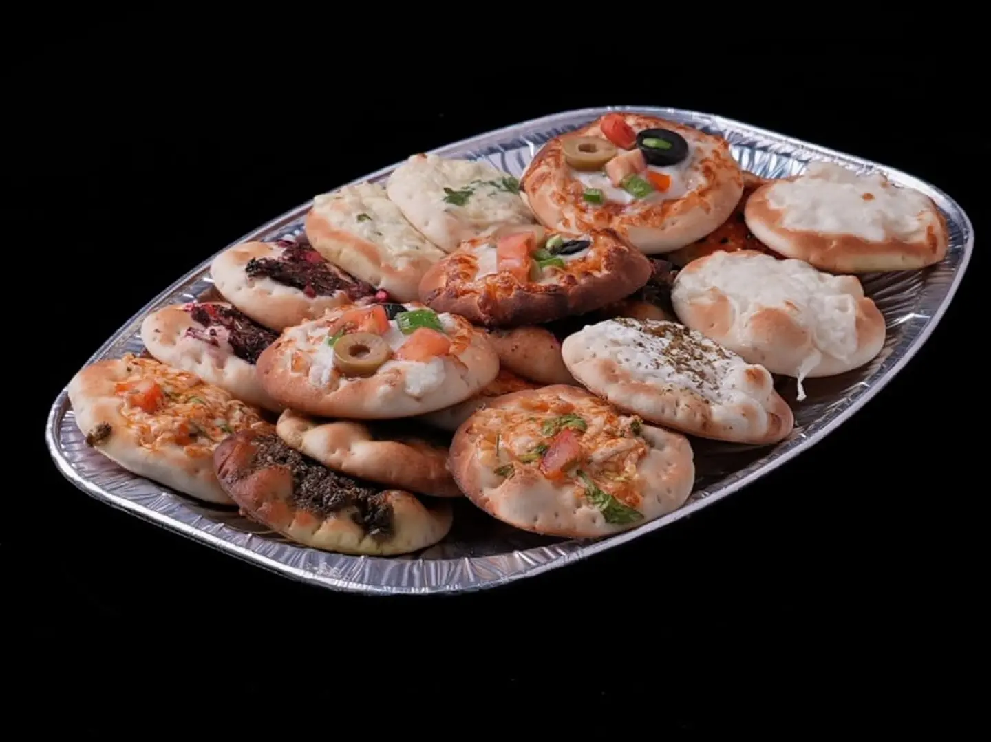 صحن معجنات مشكل 20 حبة