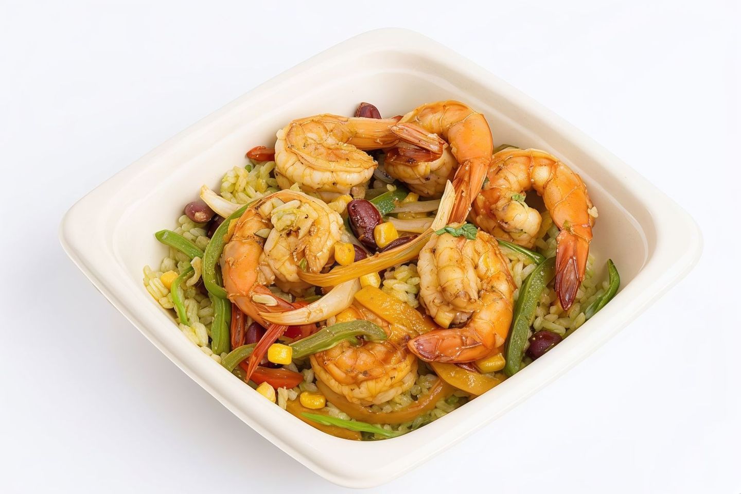 Green Mexican Rice Shrimp