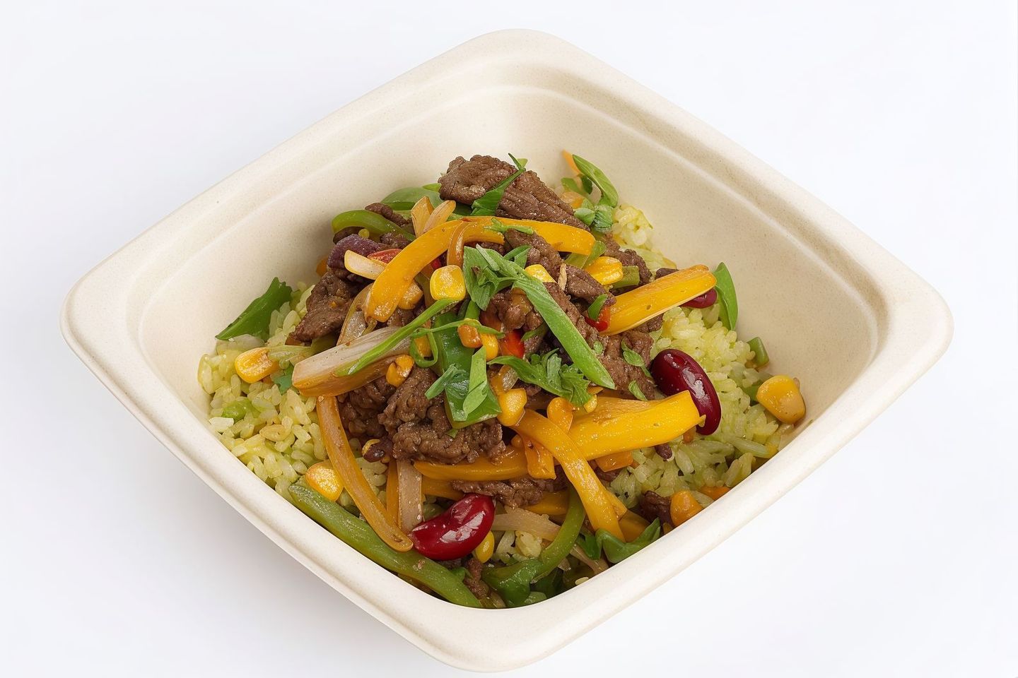 Green Mexican Rice Beef