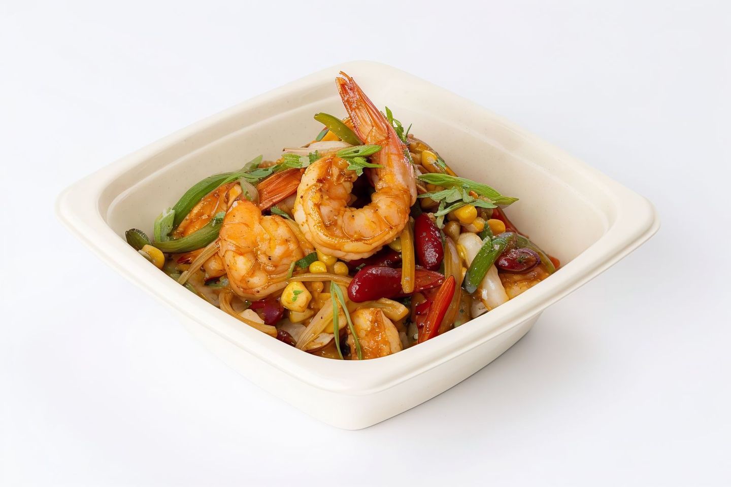 Red Mexican Rice Shrimp