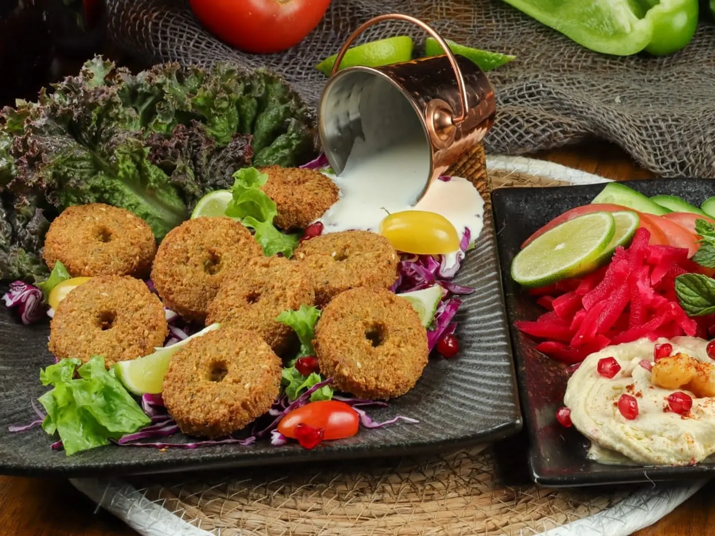 Falafel Plate Shamiyeh