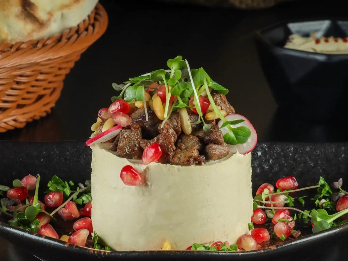 Hummus With Meat