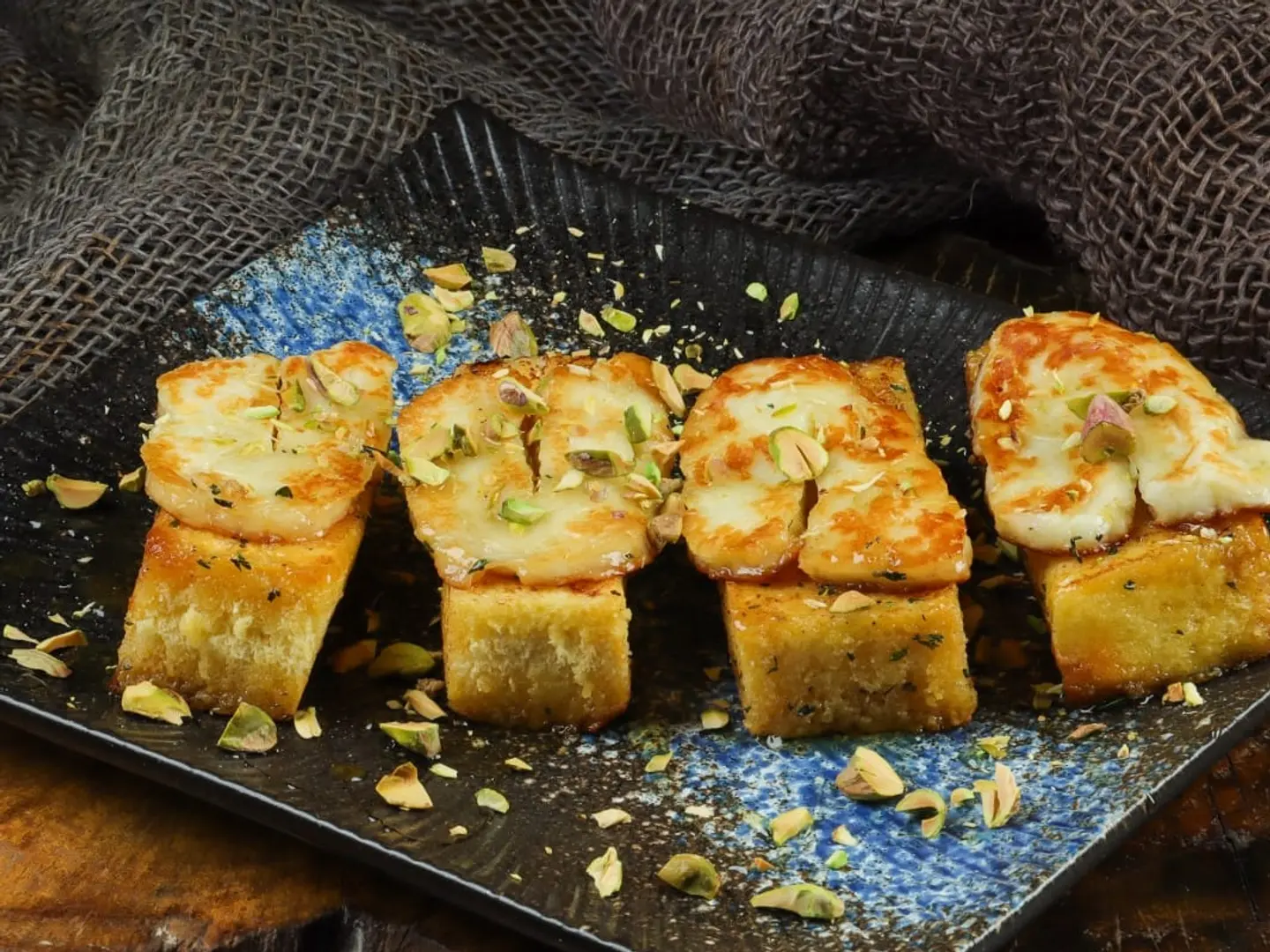 Halloumi With Honey