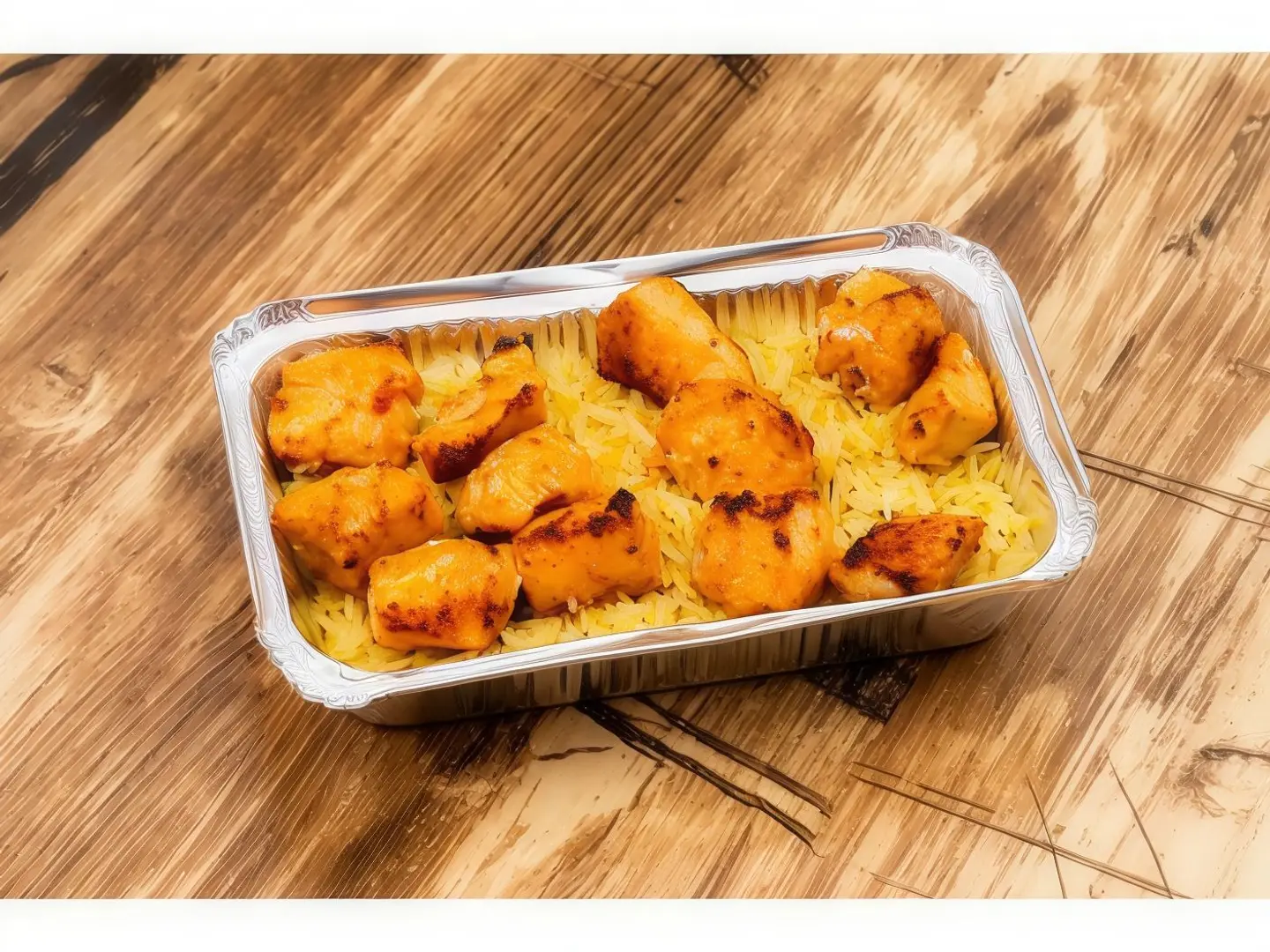 وجبة شيش مع الأرز