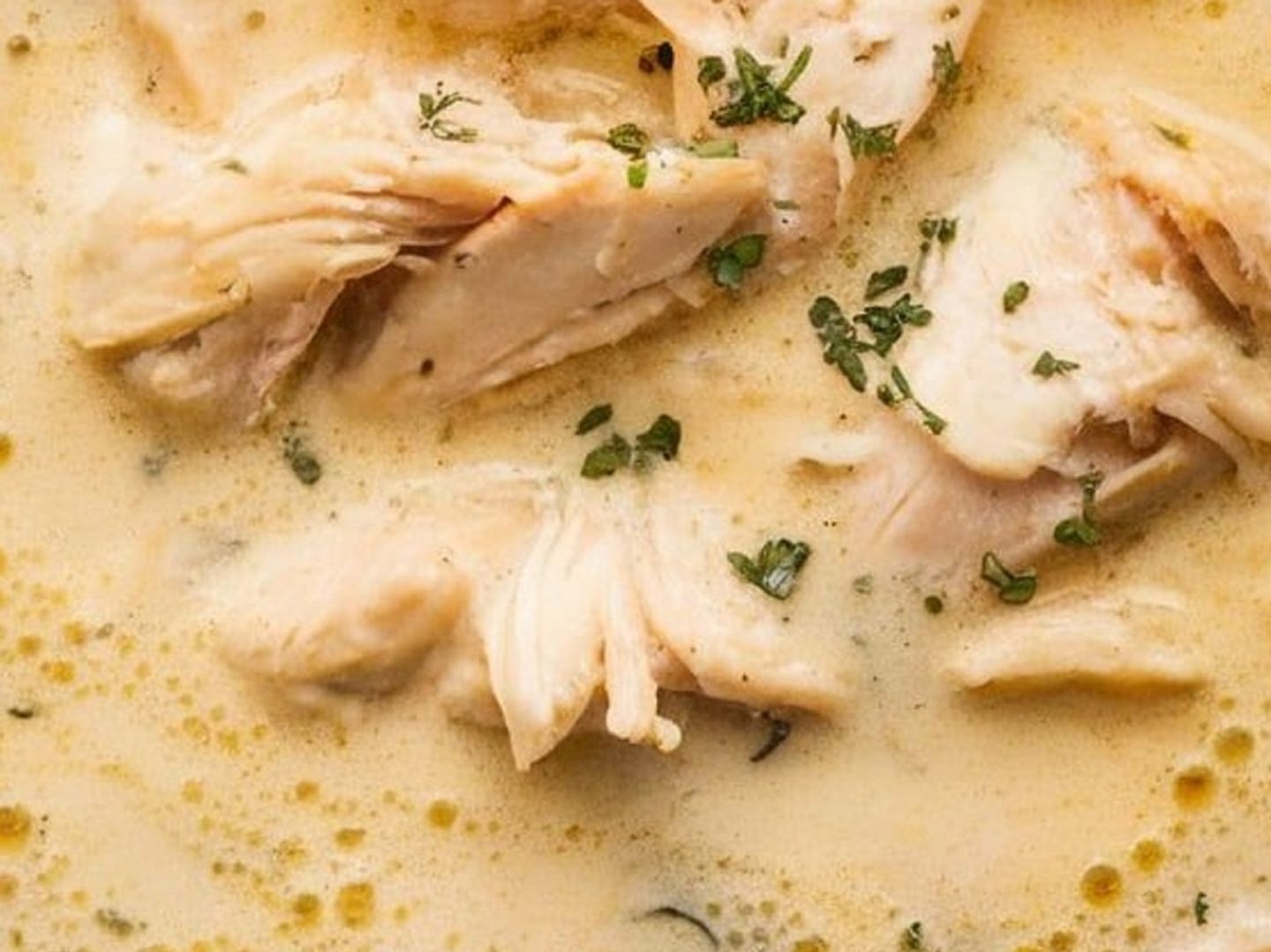 شوربة كريمة الدجاج