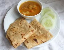 شباتي 3 خضروات كورما