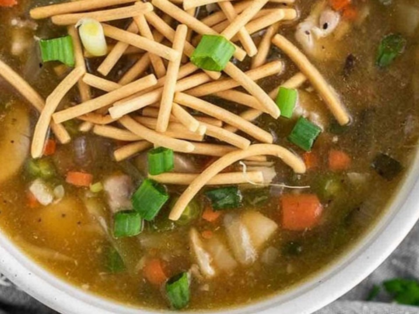 شوربة عظام الدجاج