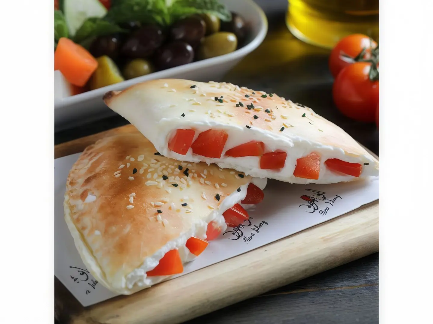 لبنة بالطماطم