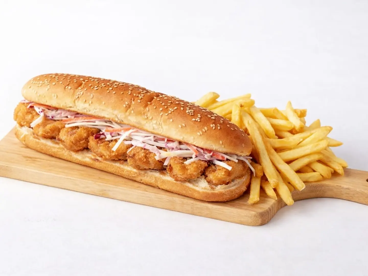 ساندويتش الروبيان الديناميت