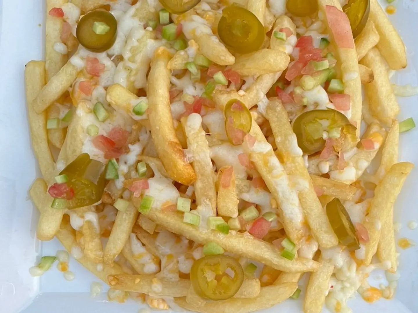 بطاطس مقلية بالجبن المشكل