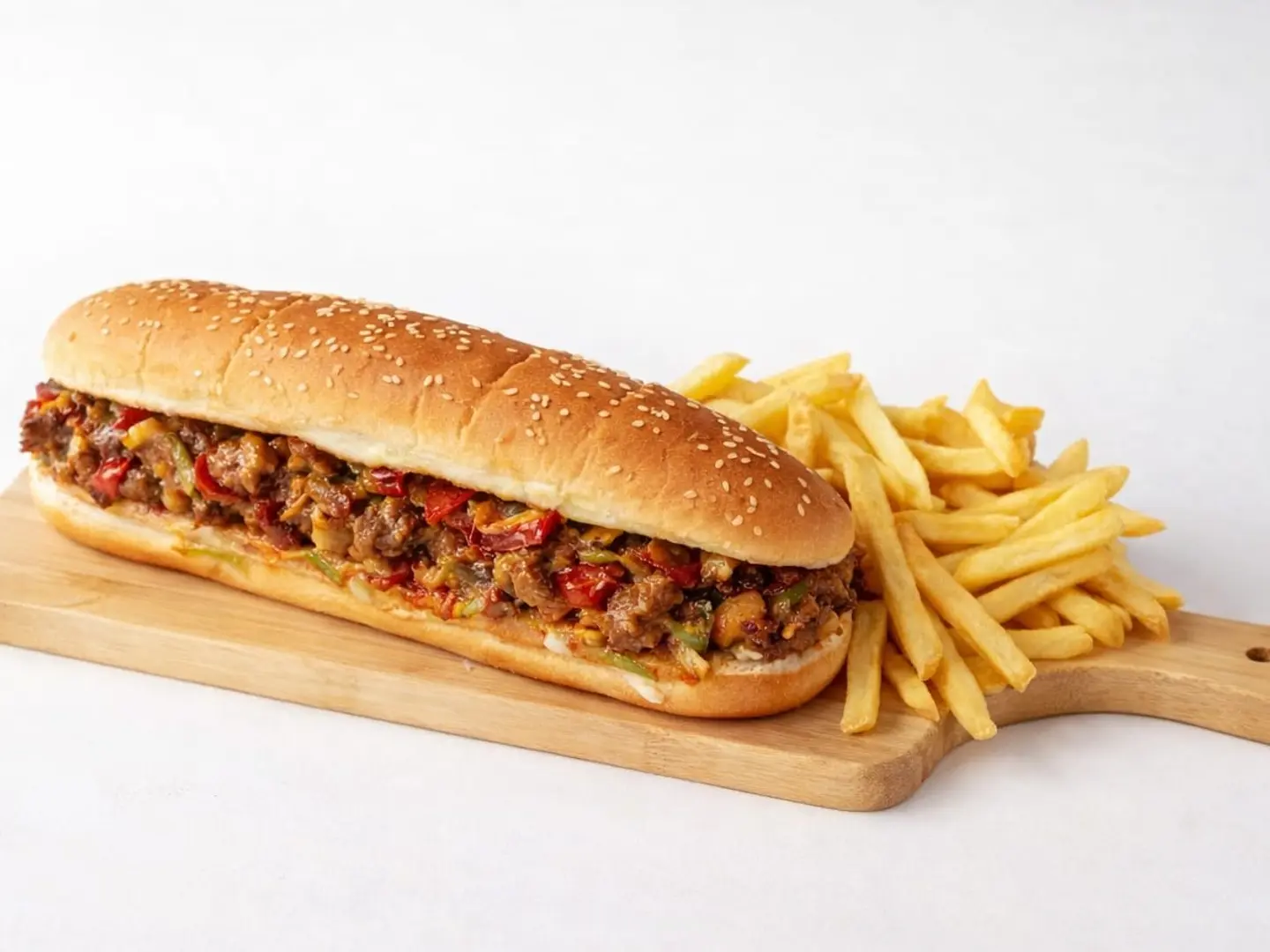 ساندويتش فيلادلفيا باللحم البقري