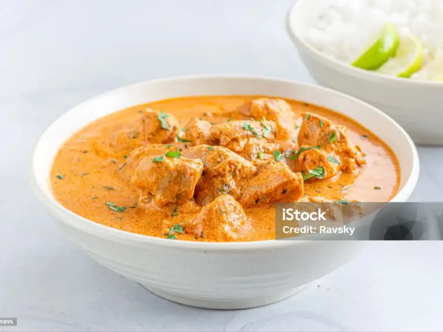 Butter Chicken With White Rice & Dal(Combo)