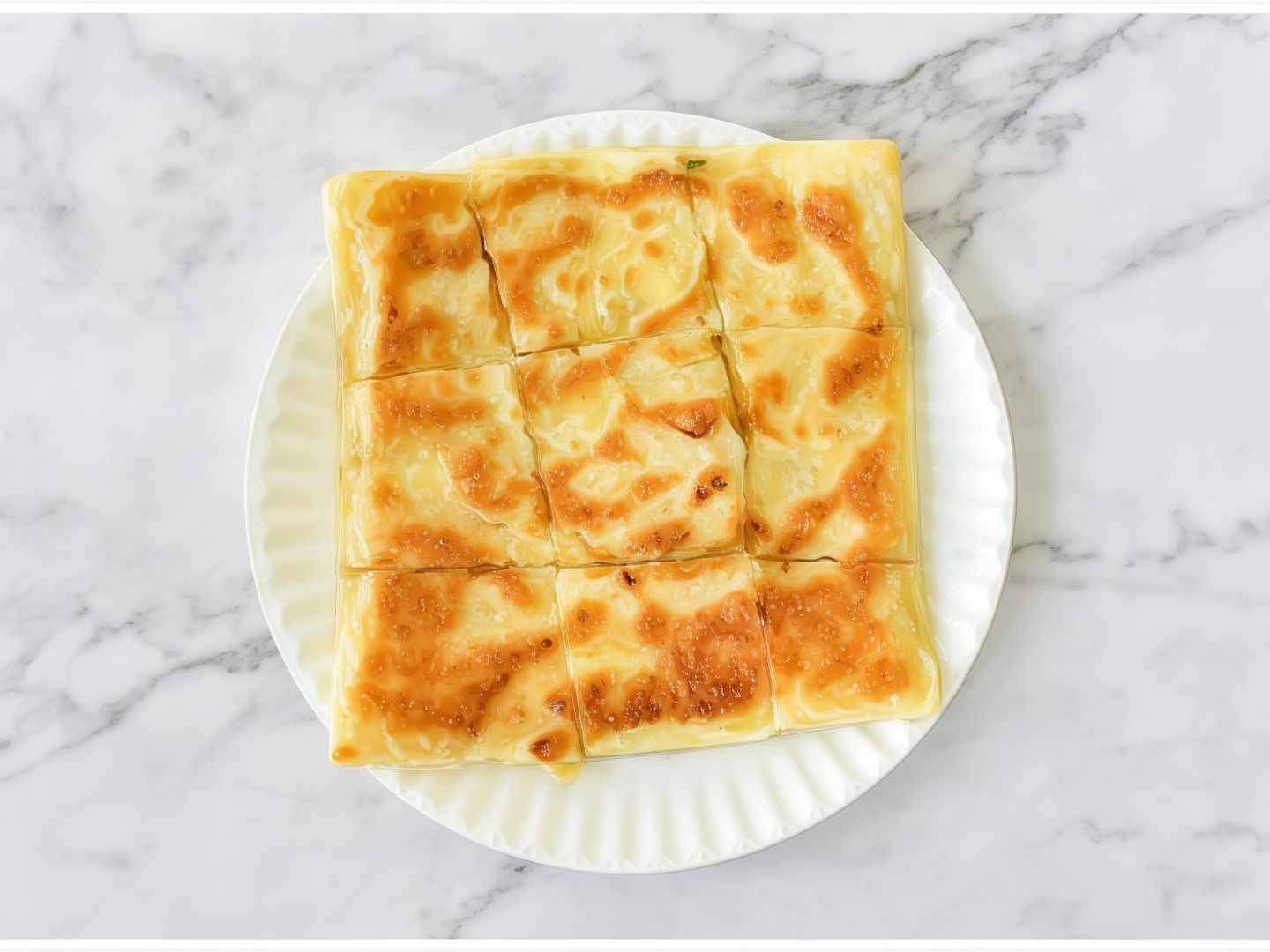 Liquid Cheese Mutabbaq With Honey